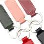 Personalised Leather Keychain – Custom Engraved Gift, thumbnail 3 of 6