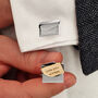 Personalised Envelope Message Cufflinks, thumbnail 1 of 10