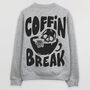 Coffin Break Women's Halloween Sweatshirt, thumbnail 4 of 6