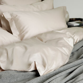 Perfectly Pale Organic Cotton Sateen Bedding, 4 of 5