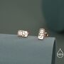 Retro Game Console Stud Earrings In Sterling Silver, thumbnail 5 of 12