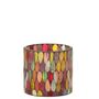 Ruby Teardrop Mosaic Glass Tealight Holder, thumbnail 3 of 6