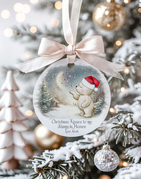 Personalised Kisses To Heaven Bauble, 4 of 5