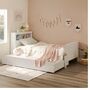 Fraser Single Storage Bookcase Bed With Trundle Drawer, thumbnail 2 of 6
