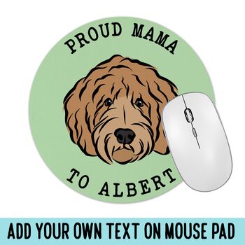 Goldendoodle Mouse Mat, 3 of 5