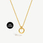 Women’s Chain Necklace With Sailor Carabiner Clasp, thumbnail 3 of 5
