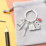 Builder Personalised Keyring Gift For Diy Fan, thumbnail 6 of 8