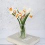Silk Flower Daffodil Bouquet, thumbnail 5 of 5