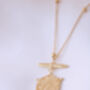 18ct Gold Plated Coin And Bar Necklace, thumbnail 4 of 10