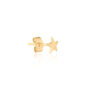 Single Soho 9ct Gold Soho Star Earring, thumbnail 3 of 4