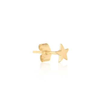 Single Soho 9ct Gold Soho Star Earring, 3 of 4