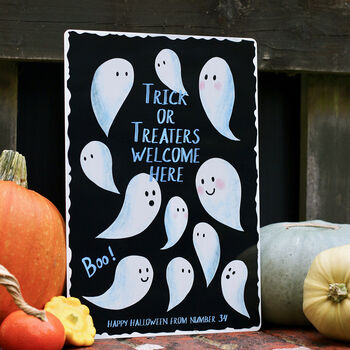 Halloween Personalised Metal Sign: Your Own Wording, 7 of 8