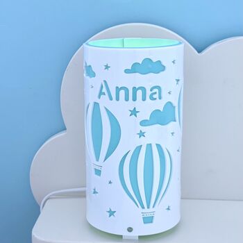 Personalised Hot Air Balloon LED Children's Night Light, 6 of 12