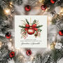Customisable Red Bauble Christmas Card For Any Recipient, thumbnail 3 of 3