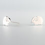 Sterling Silver Sheep Stud Earrings, thumbnail 2 of 5