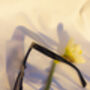 Black Triangular Cut Block Sunglasses, thumbnail 2 of 5