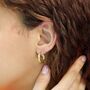 Pastel Jewelled Wiggle Hoop Earrings, thumbnail 9 of 12