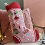 Personalised Christmas Decorations Hook Stocking, thumbnail 1 of 2