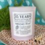 Personalised 35th Coral Anniversary Meaning Candle, thumbnail 2 of 9