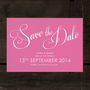 Classic Script Save The Date Card, thumbnail 5 of 10
