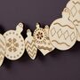 Personalised Wooden Christmas Wreath, thumbnail 2 of 4