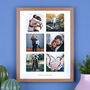 Personalised Six Photos Couples Print, thumbnail 1 of 8