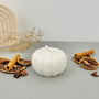 Handmade White Pumpkin Trinket Dish Autumn Decor, thumbnail 8 of 10