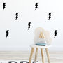 Lightening Bolts Wall Stickers, thumbnail 1 of 3