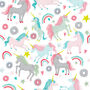 Unicorns And Doughnuts Wrapping Paper, Gift Wrap, thumbnail 4 of 4