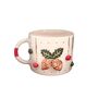 Handmade Pinecone And Holly Mug With 24ct Gold Festive Detailing, thumbnail 2 of 2