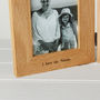 Personalised Solid Oak Double Photo Frame, thumbnail 2 of 6