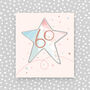 60th Birthday Card Star Design, thumbnail 1 of 2