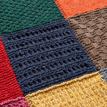 Heritage Blanket Knitting Kit Harvest Time, 3 of 5