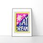 'Daydream' Typography Poster, thumbnail 1 of 3