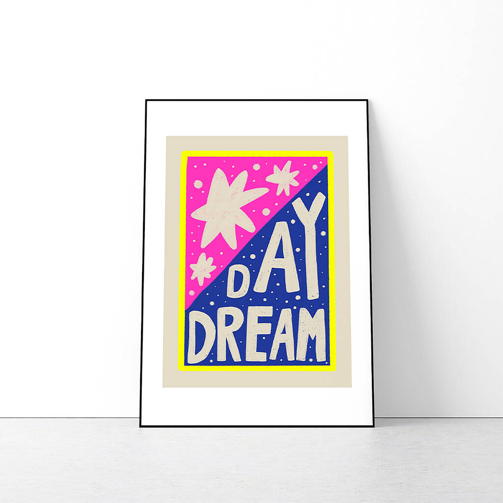 'Daydream' Typography Poster, 1 of 3