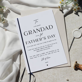 Godfather First Father's Day Card, 2 of 6