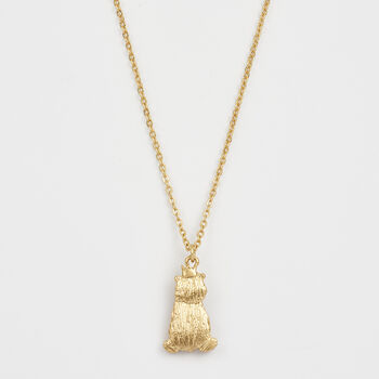 Party Bear Gold Chain Necklace, 4 of 8