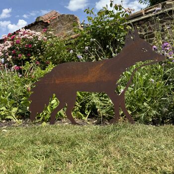 Fox Statue , Garden Feature , Lawn Decoration, 7 of 9
