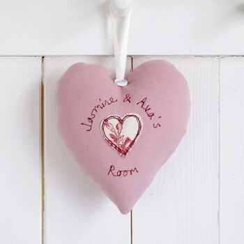 Personalised 1st Birthday Hanging Heart Gift For Girl, 4 of 12