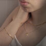 Paper Clip Chain In Gold Plated, thumbnail 3 of 4