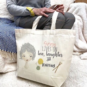 Personalised Hobby Tote Bag For Her, 2 of 7