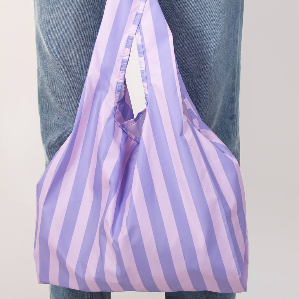 purple reusable bags