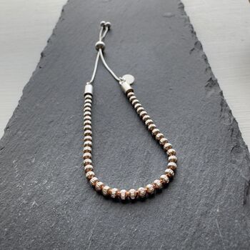 Ball Bracelet In Silver, Rose Gold Or Gold Plated, 5 of 8