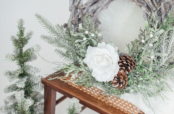 Luxury Winter Christmas Country Wreath, 4 of 7