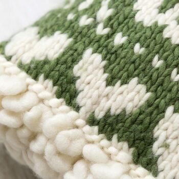 Personalised Christmas Cushion Knitting Kit, 5 of 8