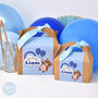 Personalised Blue Bear Party Gift Favour Box, thumbnail 3 of 4
