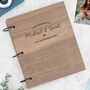 Personalised Scrapbook Wedding Guest Book For Couple, thumbnail 1 of 11