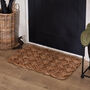 Linton Lovers Knot Natural Jute Door Mat, thumbnail 1 of 3