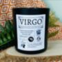 Personalised Virgo Horoscope Star Sign Candle, thumbnail 2 of 11