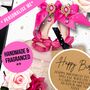 Luxury Personalised 18th Pink Heel Scented Birthday Card, thumbnail 1 of 12